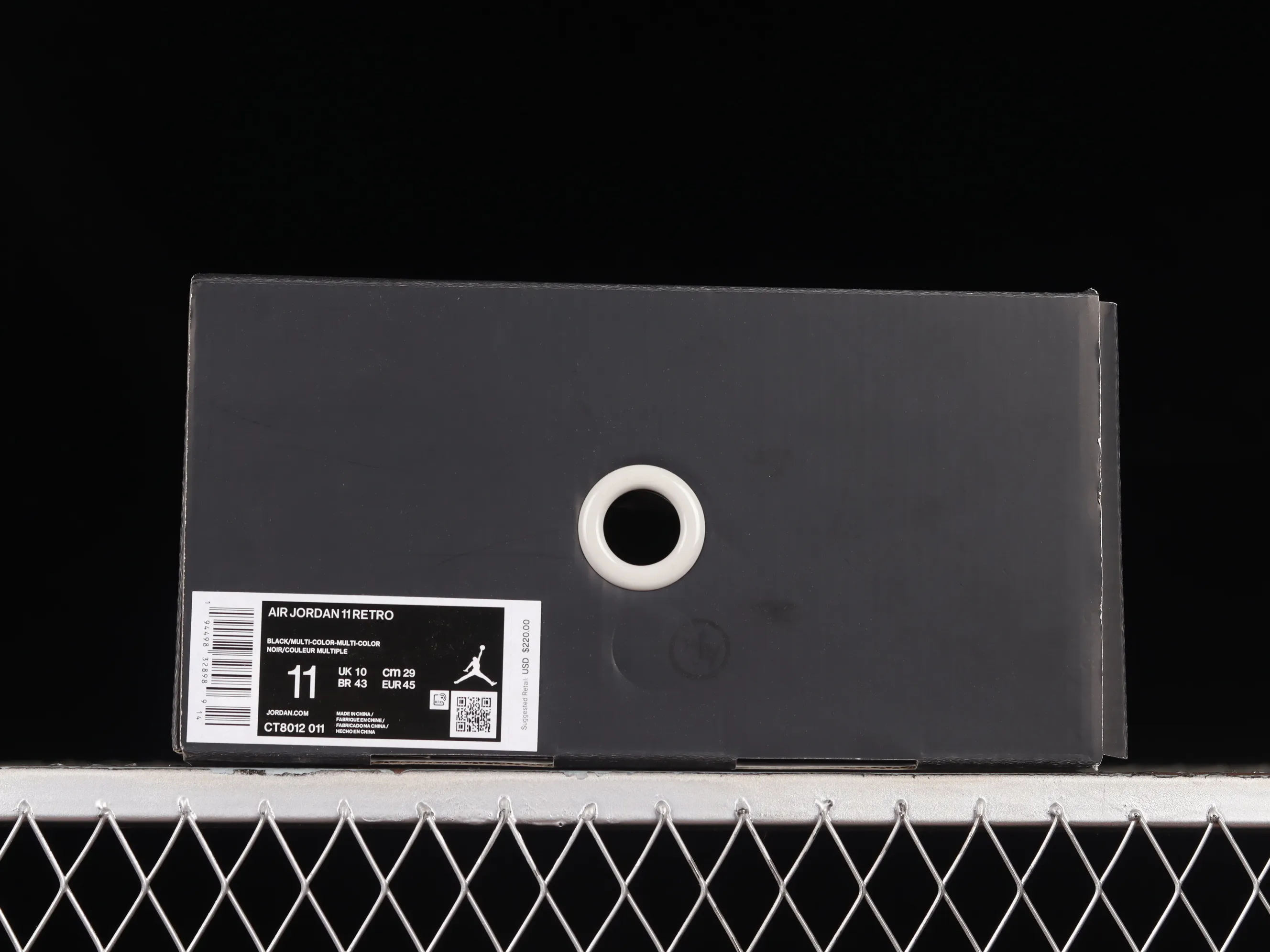 All categories Air Jordan Jordan series basketball shoes Air Jordan 11 LJR version Air Jordan 11 "25th Anniversary" AJ11 Joe 11 Devil II Genuine standard real carbon CT8012-011